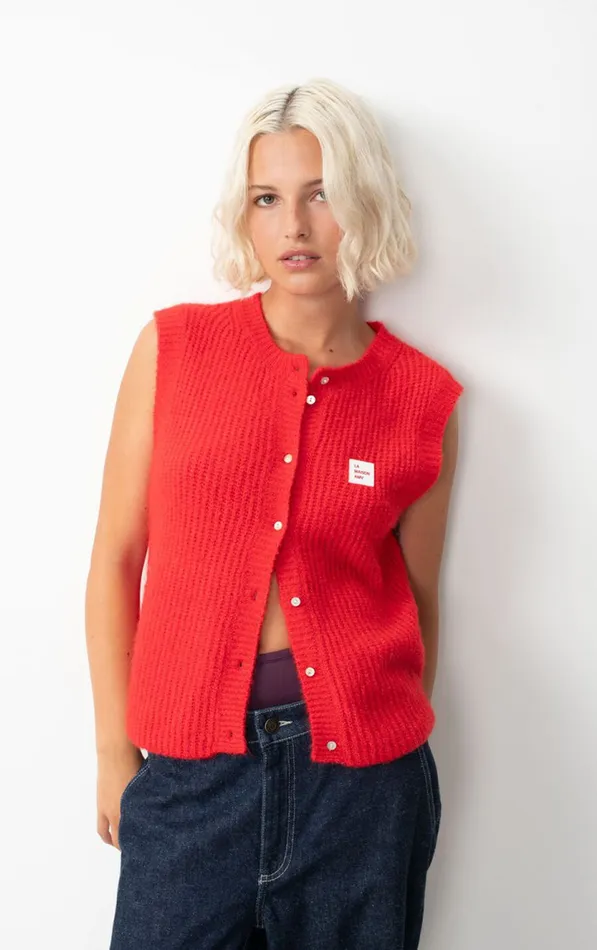 American Vintage Jumpers and Cardigans Women Cardigan East Melange Pepper