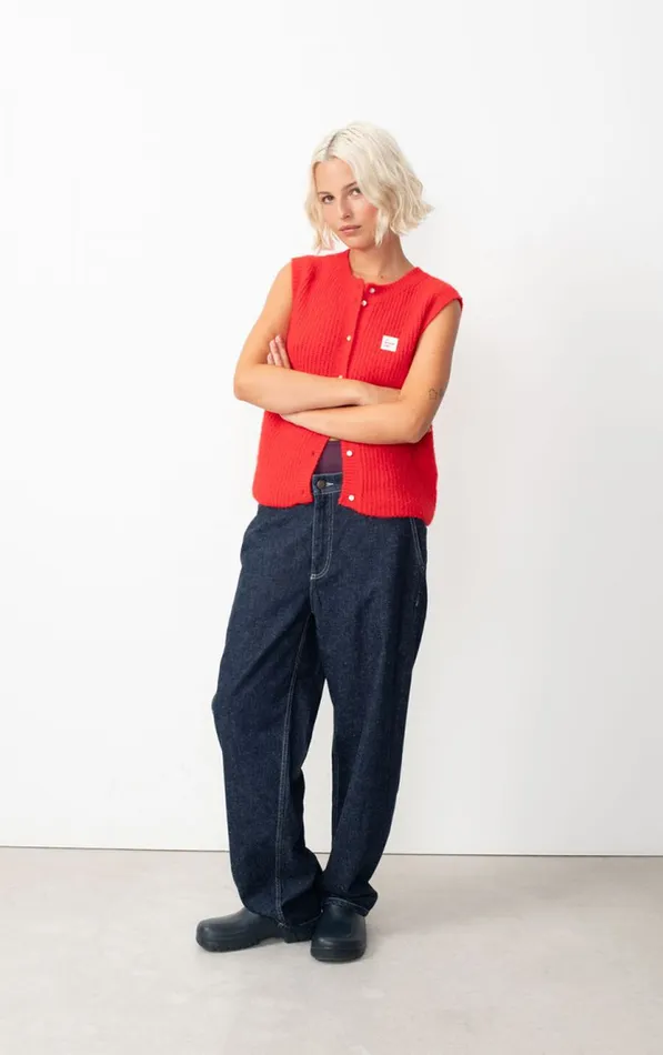 American Vintage Jumpers and Cardigans Women Cardigan East Melange Pepper American Vintage Jumpers and Cardigans Women Cardigan East Melange Pepper