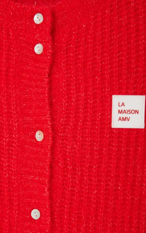 American Vintage Jumpers and Cardigans Women Cardigan East Melange Pepper American Vintage Jumpers and Cardigans Women Cardigan East Melange Pepper