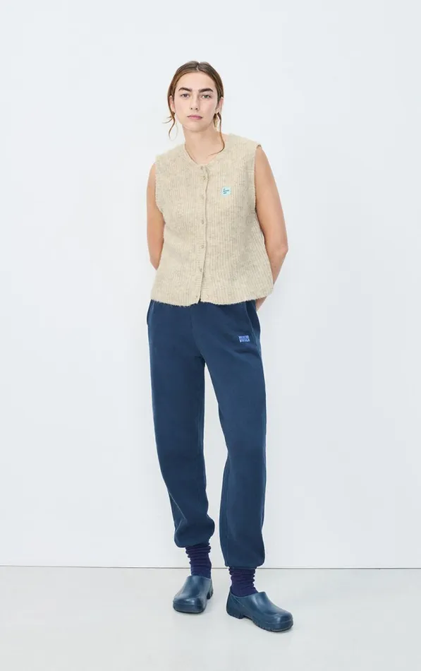 American Vintage Jumpers and Cardigans Women Cardigan East Melange Powder Snow American Vintage Jumpers and Cardigans Women Cardigan East Melange Powder Snow