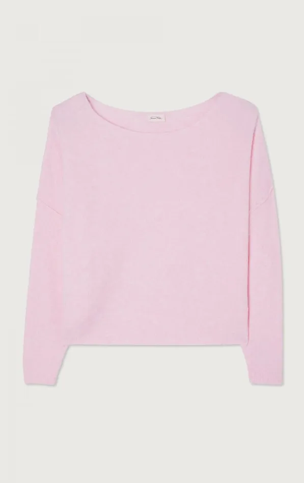 American Vintage Jumpers and Cardigans Women Jumper Damsville Melange Sugared Almond American Vintage Jumpers and Cardigans Women Jumper Damsville Melange Sugared Almond