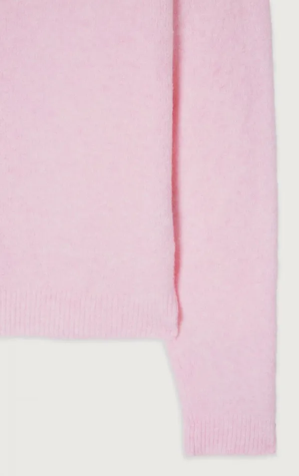 American Vintage Jumpers and Cardigans Women Jumper Damsville Melange Sugared Almond American Vintage Jumpers and Cardigans Women Jumper Damsville Melange Sugared Almond