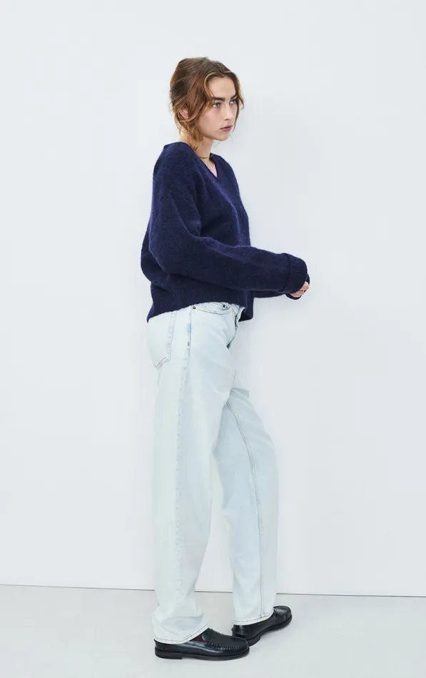 American Vintage Jumpers and Cardigans Women Jumper East Melange Navy