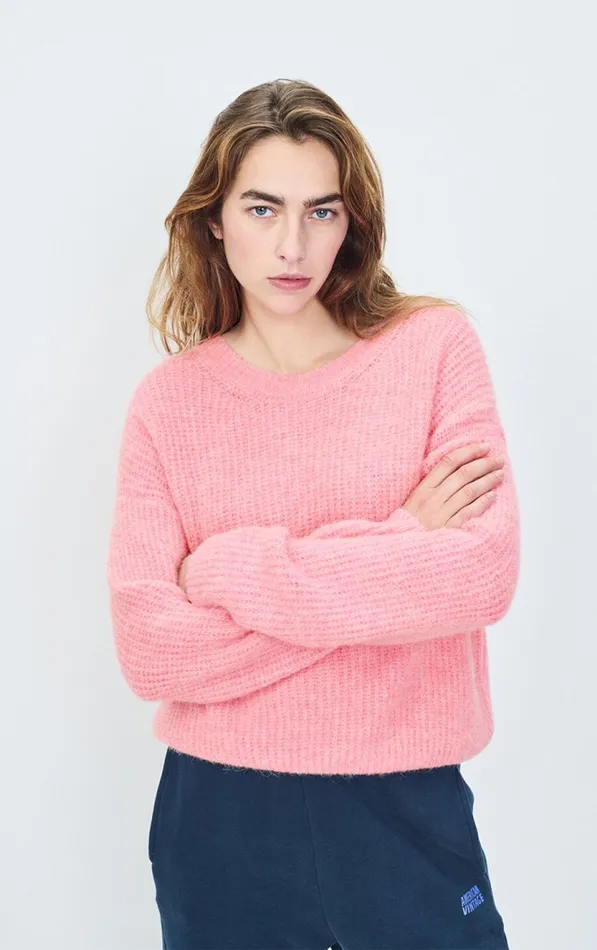 American Vintage Jumpers and Cardigans Women Jumper East Orchid Melange