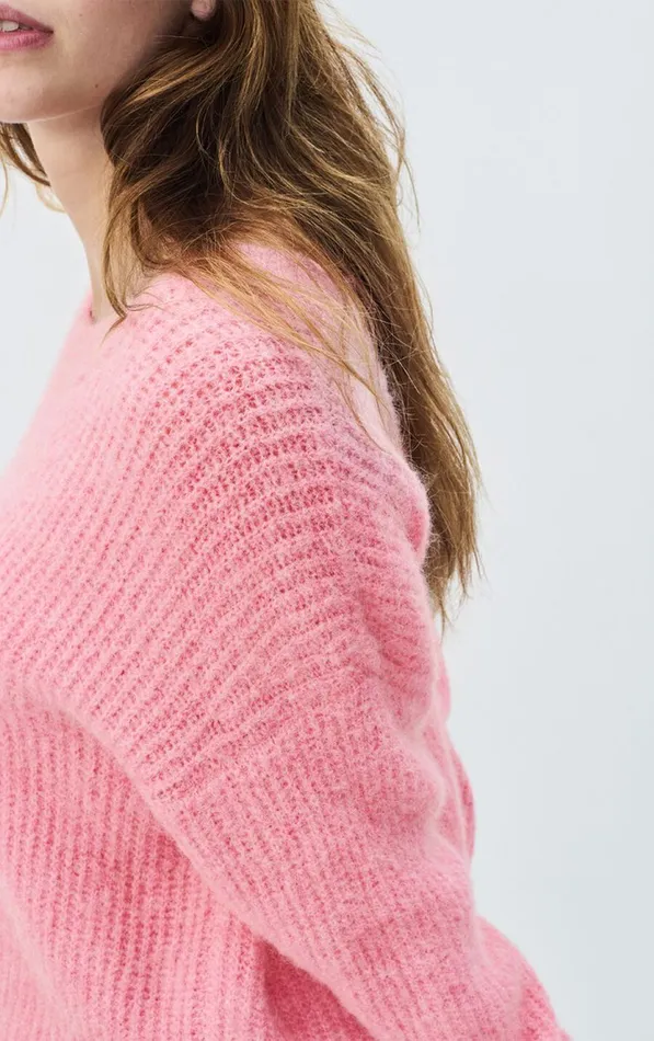 American Vintage Jumpers and Cardigans Women Jumper East Orchid Melange American Vintage Jumpers and Cardigans Women Jumper East Orchid Melange