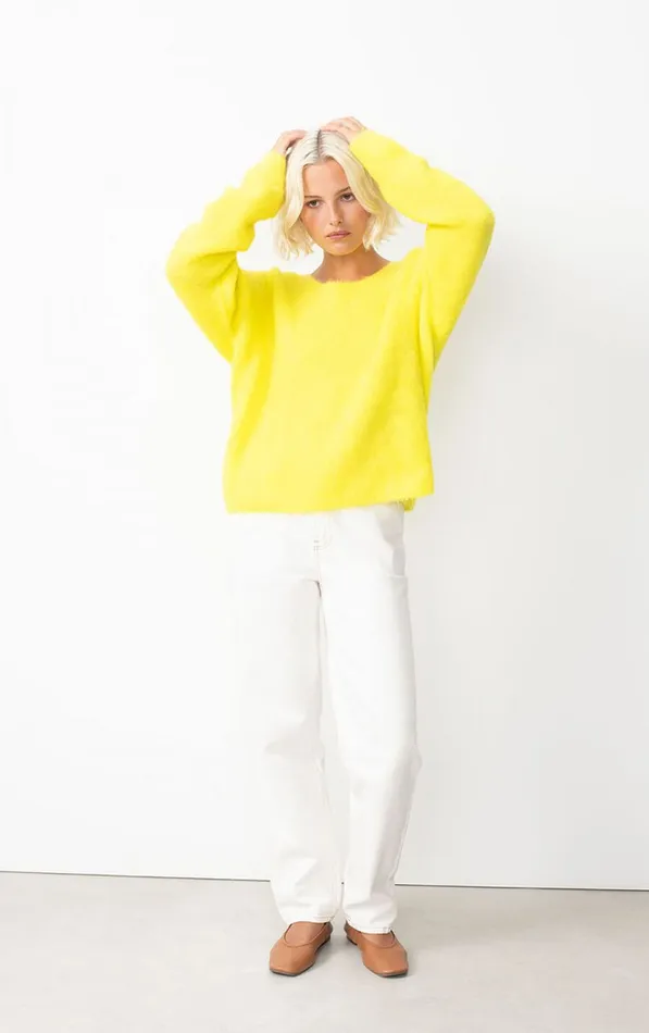 American Vintage Jumpers and Cardigans Women Jumper Nuny Melange Mimosa