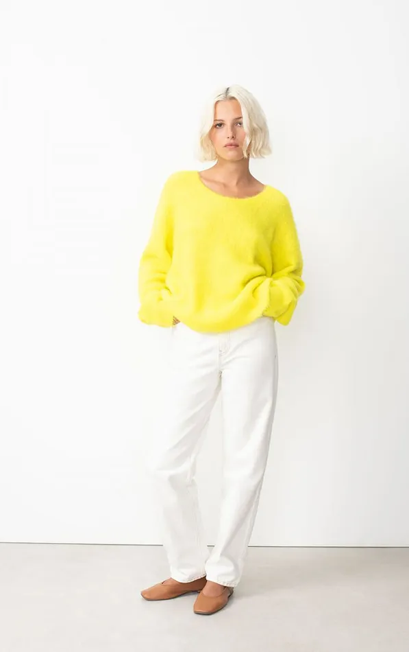 American Vintage Jumpers and Cardigans Women Jumper Nuny Melange Mimosa
