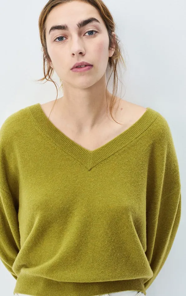 American Vintage Jumpers and Cardigans Women Jumper Raxow Chameleon Melange American Vintage Jumpers and Cardigans Women Jumper Raxow Chameleon Melange