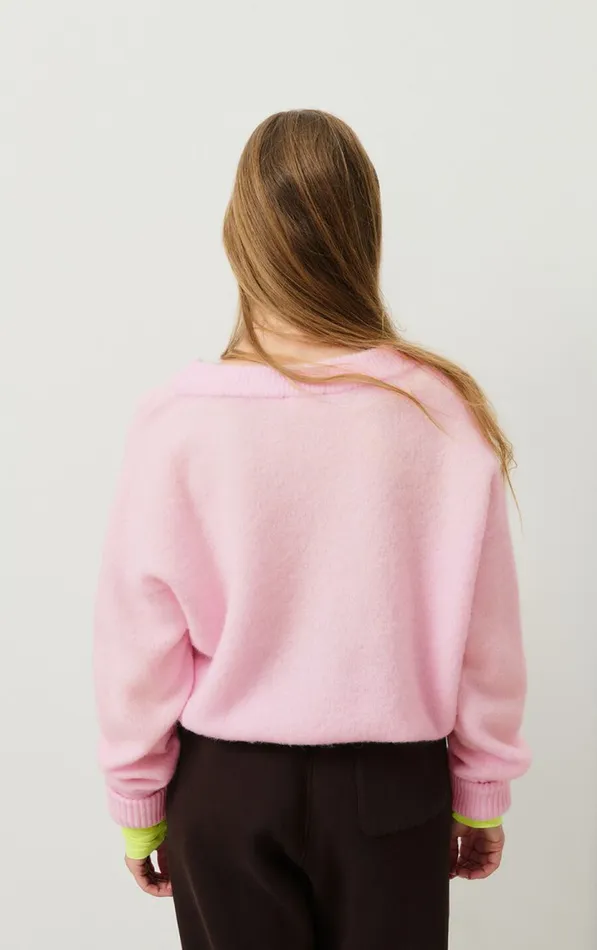 American Vintage Jumpers and Cardigans Women Jumper Vitow Melange Sugared Almond American Vintage Jumpers and Cardigans Women Jumper Vitow Melange Sugared Almond