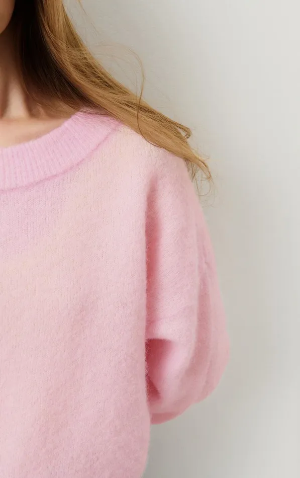 American Vintage Jumpers and Cardigans Women Jumper Vitow Melange Sugared Almond American Vintage Jumpers and Cardigans Women Jumper Vitow Melange Sugared Almond