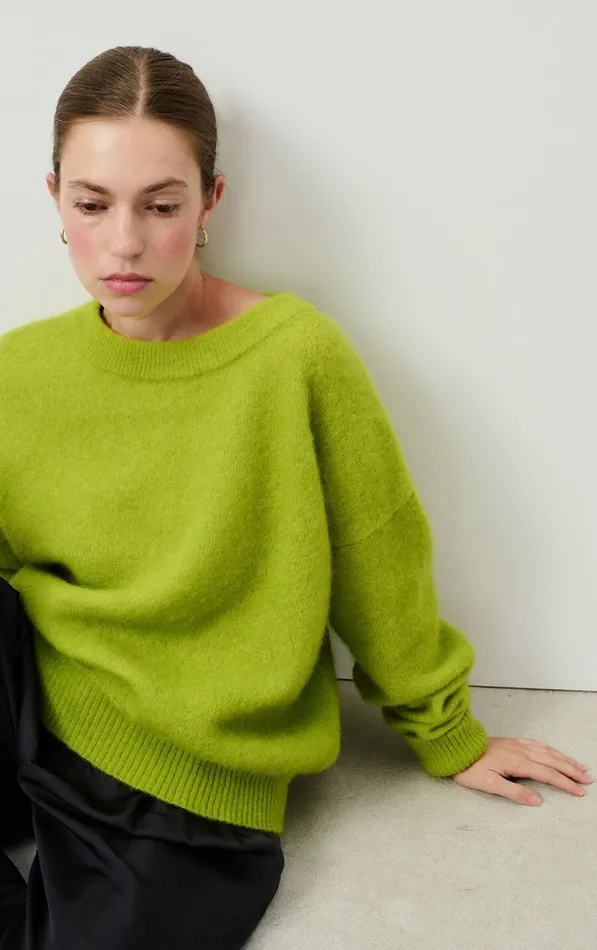 American Vintage Jumpers and Cardigans Women Jumper Vitow Moss Melange