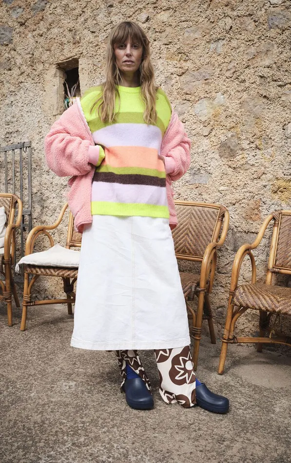 American Vintage Jumpers and Cardigans Women Jumper Vitow Multicolored Stripes