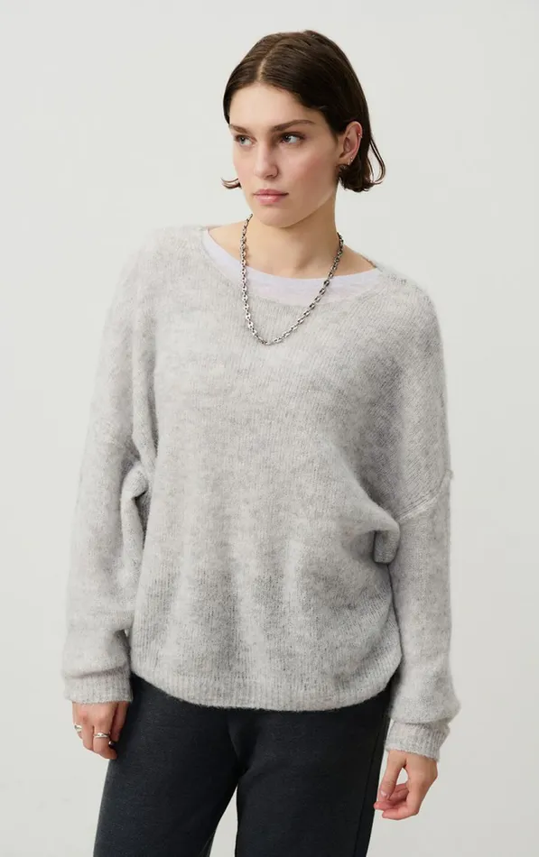 American Vintage Jumpers and Cardigans Women Jumper Yanbay Heather Grey