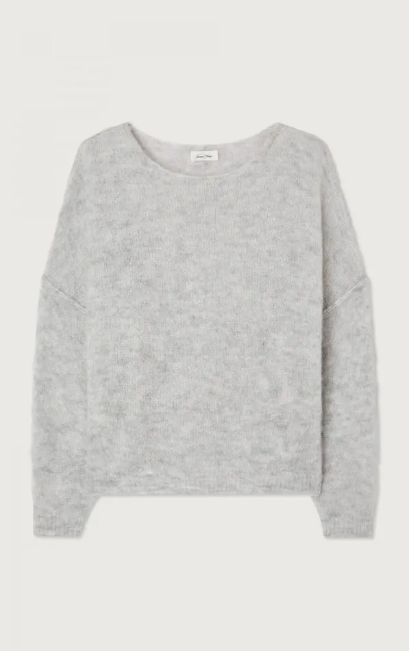 American Vintage Jumpers and Cardigans Women Jumper Yanbay Heather Grey