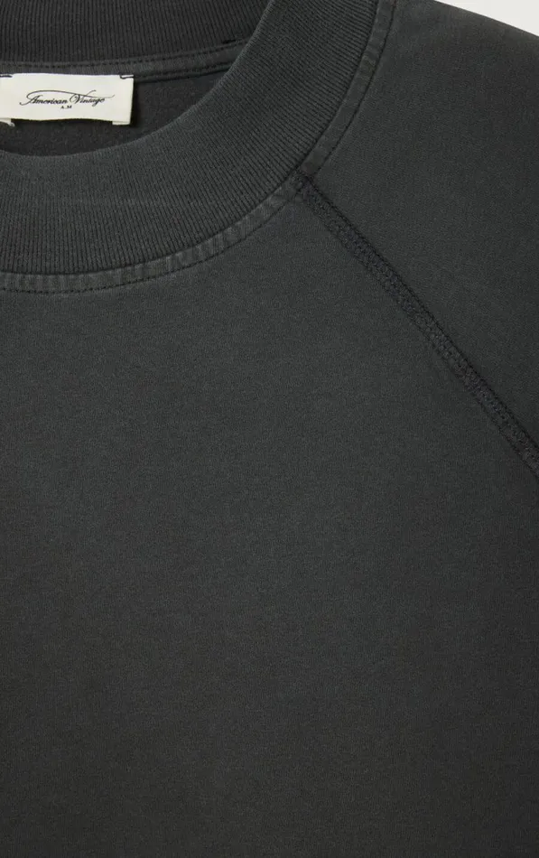 American Vintage Long Sleeve TShirts Men TShirt Fazy Vintage Carbon