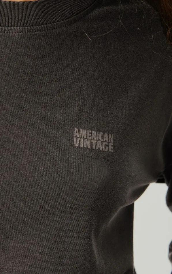 American Vintage Long Sleeve TShirts Women TShirt Pymaz Vintage Carbon American Vintage Long Sleeve TShirts Women TShirt Pymaz Vintage Carbon