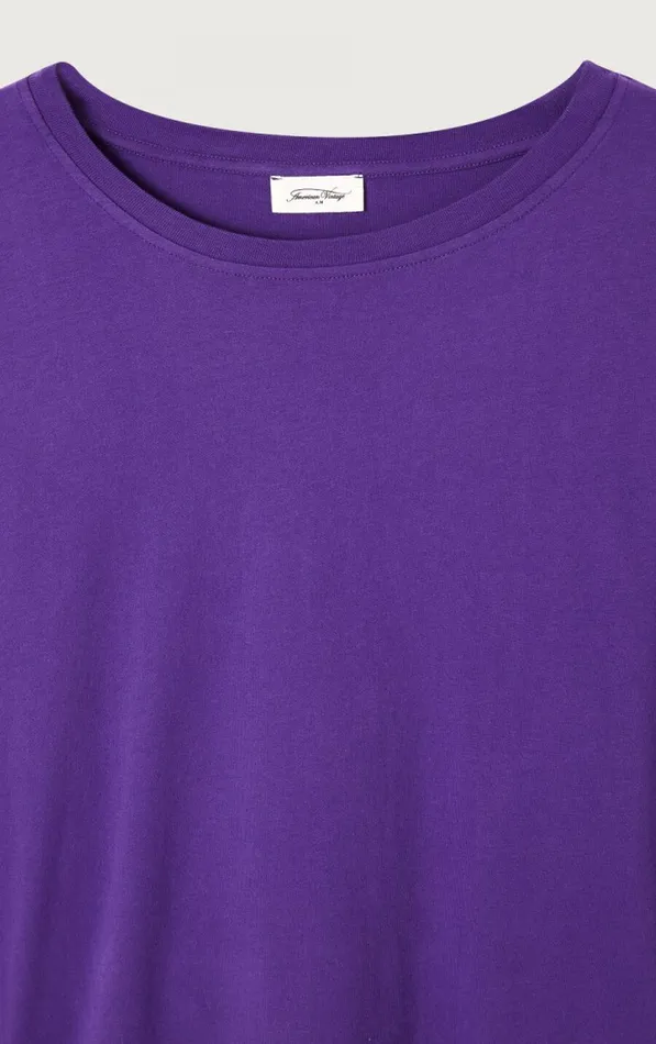American Vintage Long Sleeve TShirts Women TShirt Vupaville Eggplant American Vintage Long Sleeve TShirts Women TShirt Vupaville Eggplant