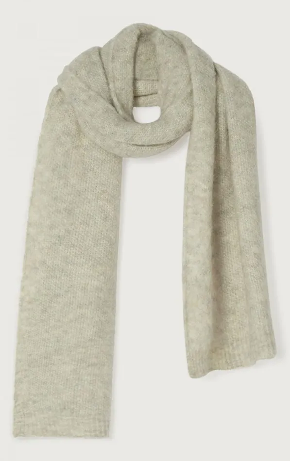 American Vintage Scarves And Shawls WomenMen Scarf East Melange Powder Snow