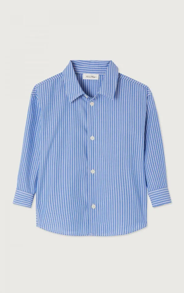 American Vintage Shirts Kids Shirt Zatybay Aqua Stripes