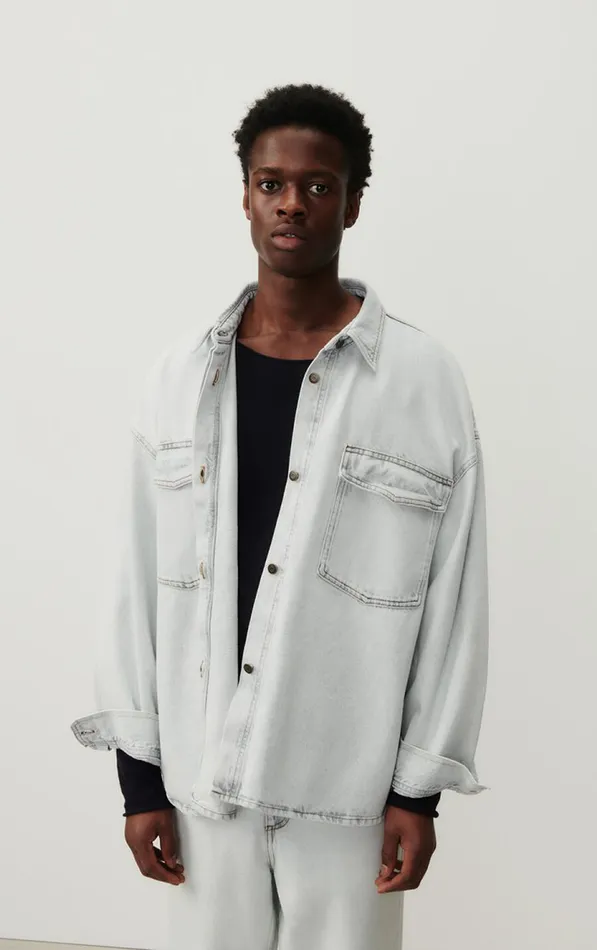 American Vintage Shirts Men Shirt Joybird Winter Bleached