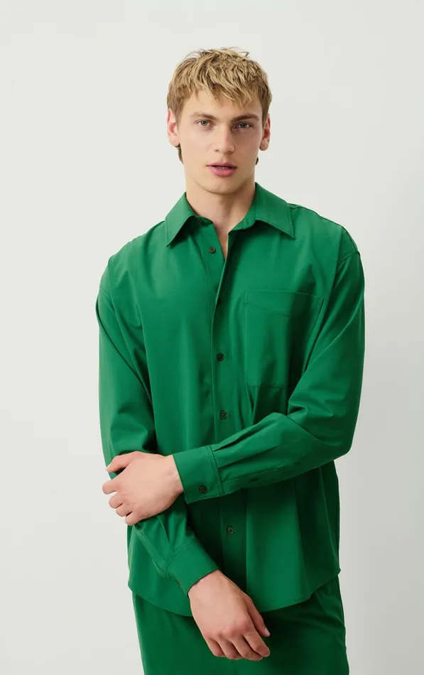 American Vintage Shirts Men Shirt Kabird Forest