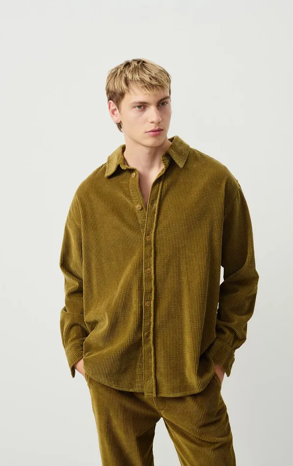 American Vintage Shirts Men Shirt Padow Vintage Young Plants