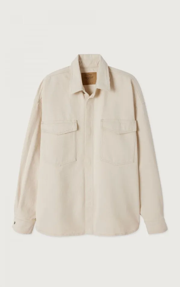 American Vintage Shirts Men Shirt Snopdog Ecru