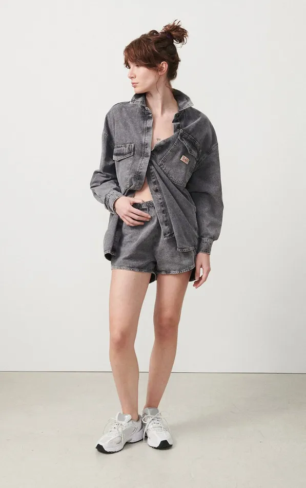 American Vintage Shirts Women Shirt Jazy Grey