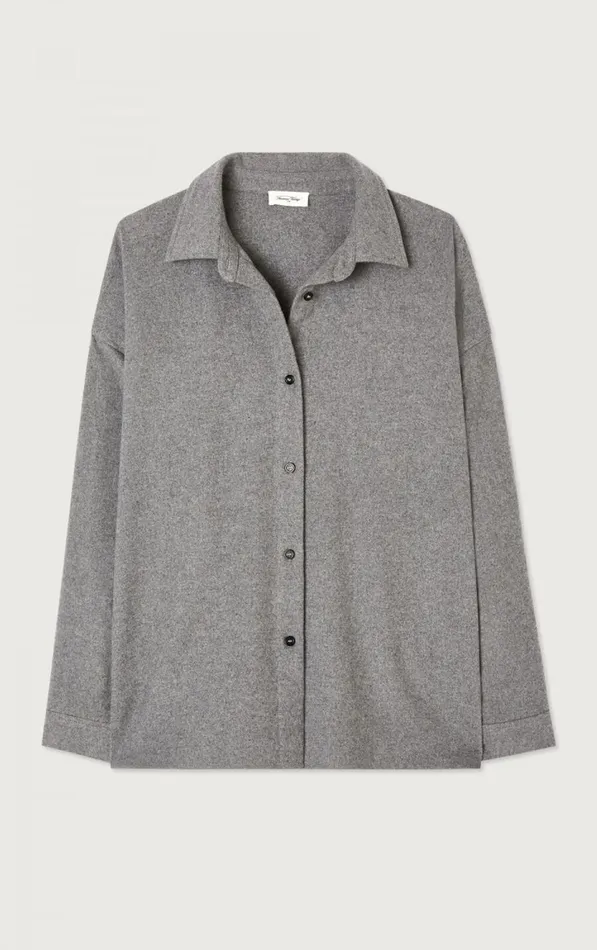 American Vintage Shirts Women Shirt Vylow Heather Grey