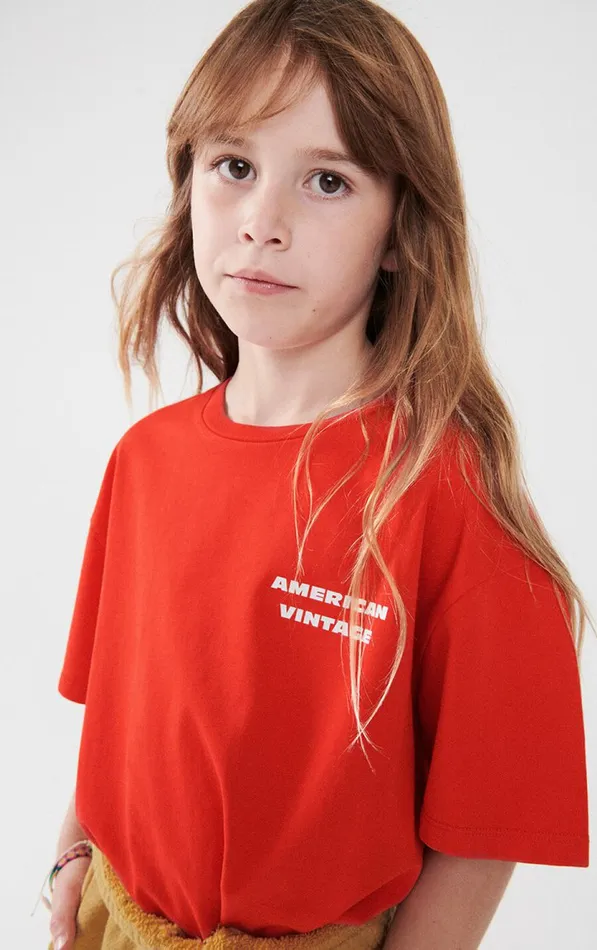 American Vintage Short Sleeve TShirts Kids TShirt Fizvalley Vintage Strawberries Tree