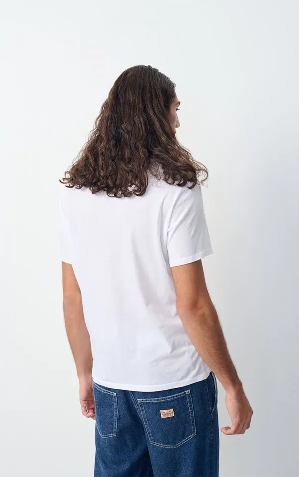 American Vintage Short Sleeve TShirts Men TShirt Decatur White