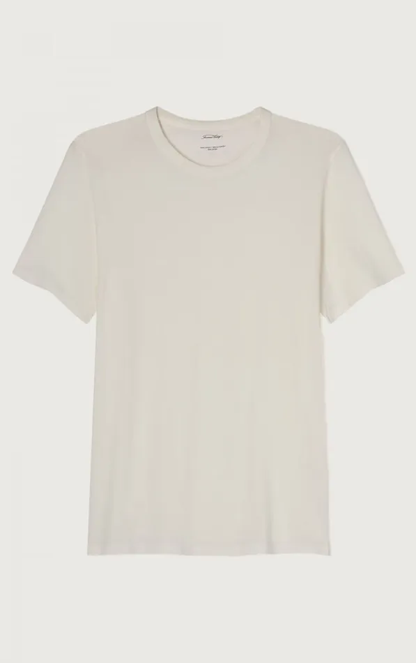 American Vintage Short Sleeve TShirts Men TShirt Devon Vintage Offwhite American Vintage Short Sleeve TShirts Men TShirt Devon Vintage Offwhite