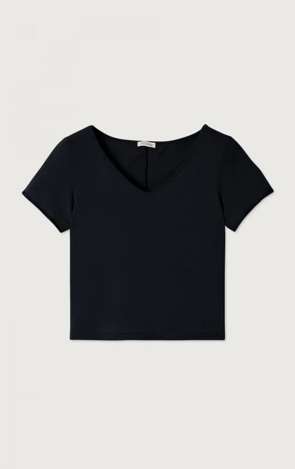 American Vintage Short Sleeve TShirts Women TShirt Aksun Vintage Black American Vintage Short Sleeve TShirts Women TShirt Aksun Vintage Black