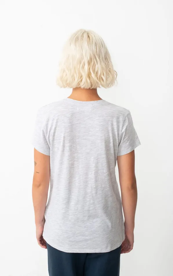 American Vintage Short Sleeve TShirts Women TShirt Jacksonville Polar Melange American Vintage Short Sleeve TShirts Women TShirt Jacksonville Polar Melange