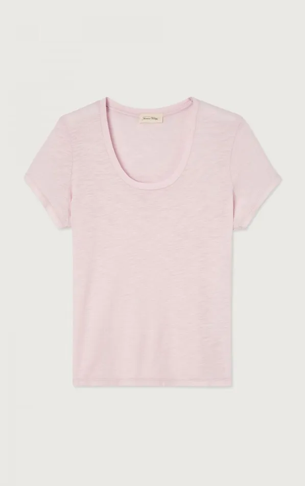 American Vintage Short Sleeve TShirts Women TShirt Jacksonville Vintage Marshmallow
