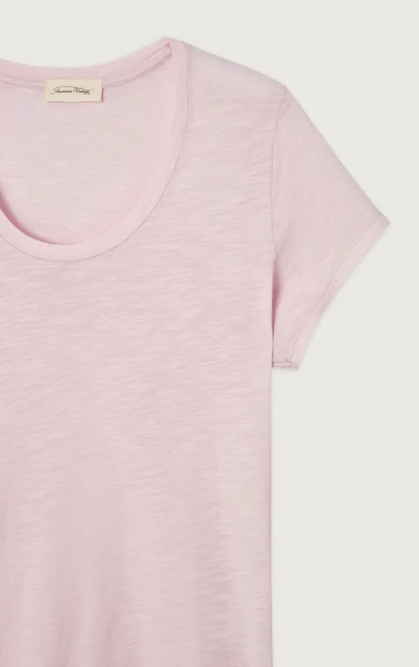 American Vintage Short Sleeve TShirts Women TShirt Jacksonville Vintage Marshmallow