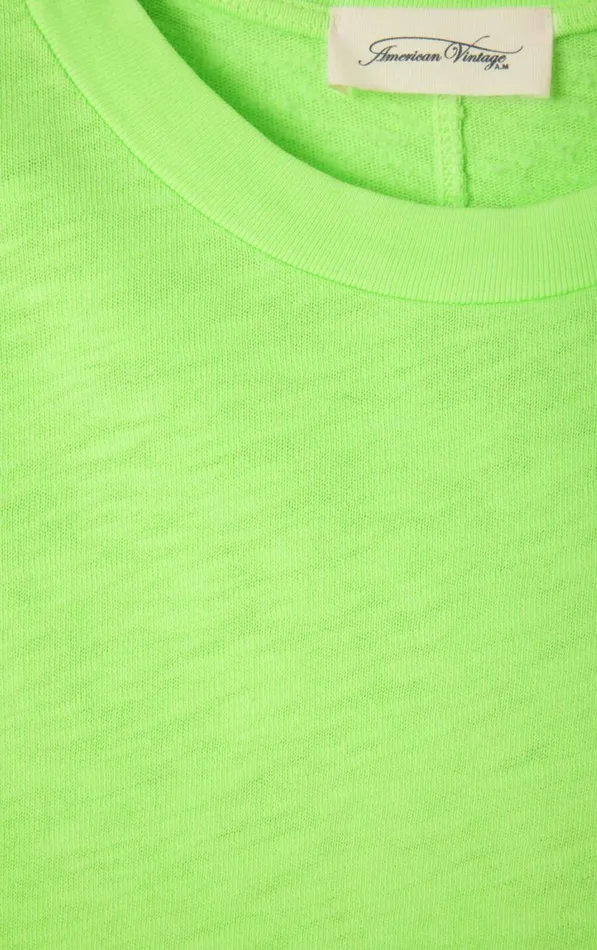 American Vintage Short Sleeve TShirts Women TShirt Sonoma Fluorescent Apple American Vintage Short Sleeve TShirts Women TShirt Sonoma Fluorescent Apple