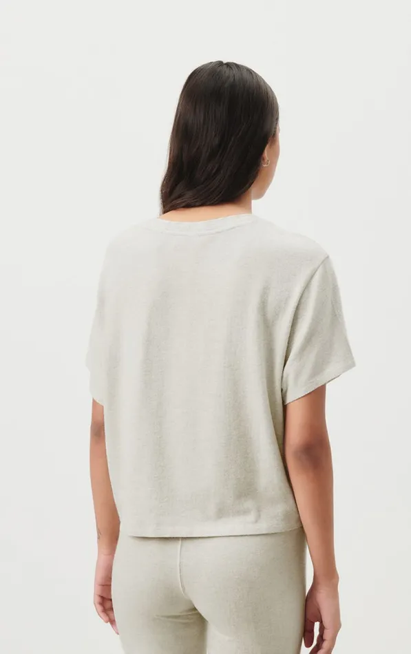American Vintage Short Sleeve TShirts Women TShirt Ypawood Heather Grey