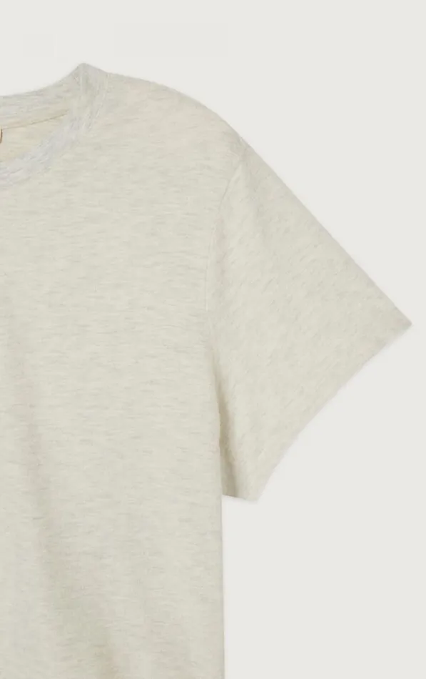 American Vintage Short Sleeve TShirts Women TShirt Ypawood Heather Grey