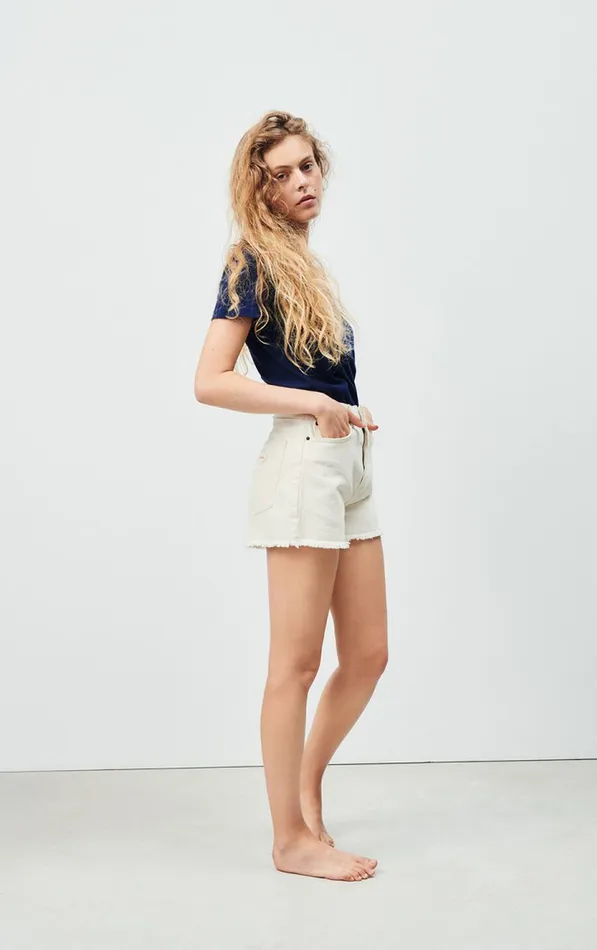 American Vintage Shorts Women Shorts Tineborow Ecru American Vintage Shorts Women Shorts Tineborow Ecru