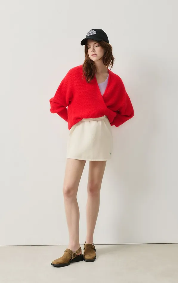 American Vintage Skirts Women Skirt Afaz Ecru American Vintage Skirts Women Skirt Afaz Ecru