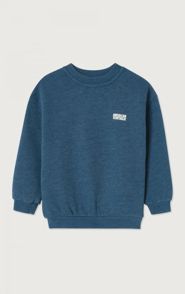 American Vintage Sweatshirts Kids Sweatshirt Doven Overdyed Aster American Vintage Sweatshirts Kids Sweatshirt Doven Overdyed Aster