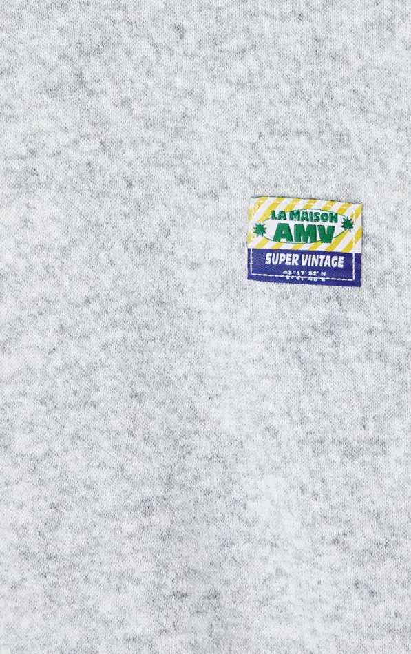 American Vintage Sweatshirts Kids Sweatshirt Evona Melange Light Grey