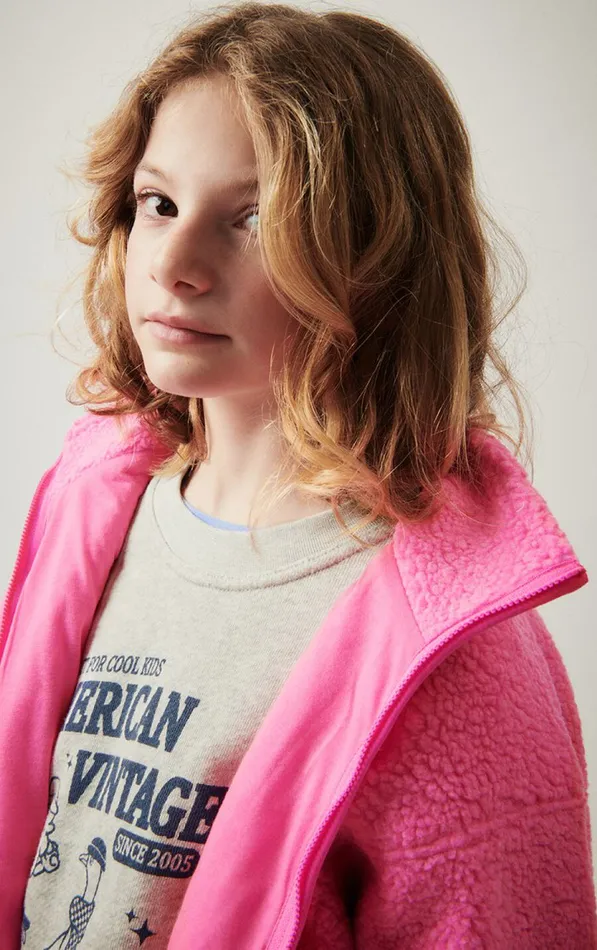 American Vintage Sweatshirts Kids Sweatshirt Kodytown Mildred Polar Melange American Vintage Sweatshirts Kids Sweatshirt Kodytown Mildred Polar Melange