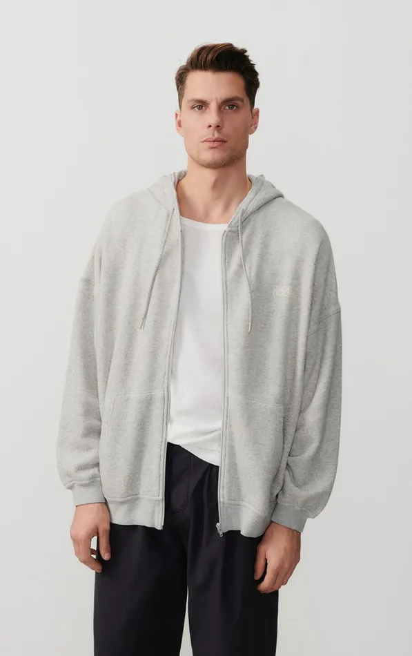 American Vintage Sweatshirts Men Hoodie Kodytown Polar Melange