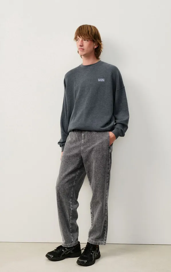 American Vintage Sweatshirts Men Sweatshirt Doven Overdyed Carbon American Vintage Sweatshirts Men Sweatshirt Doven Overdyed Carbon