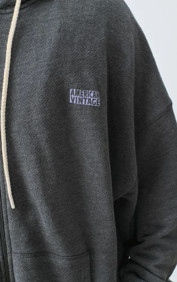 American Vintage Sweatshirts Men Sweatshirt Doven Overdyed Carbon American Vintage Sweatshirts Men Sweatshirt Doven Overdyed Carbon