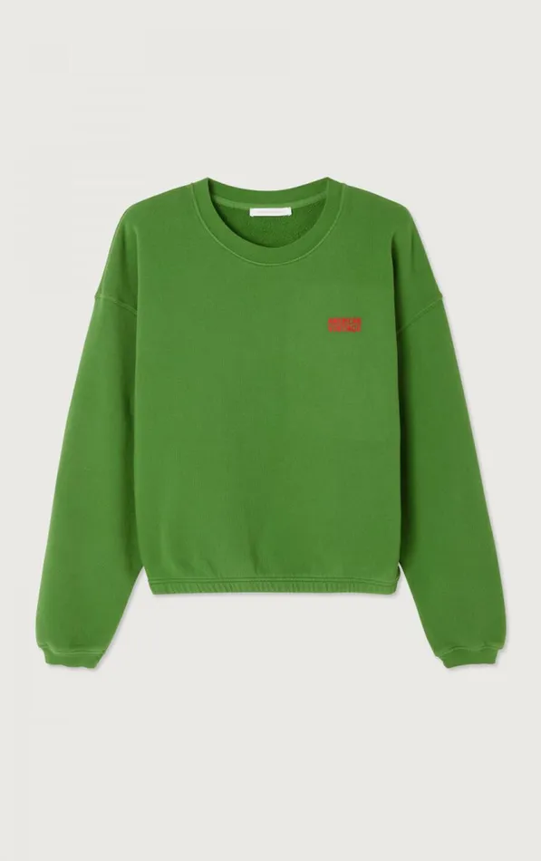 American Vintage Sweatshirts Women Sweatshirt Izubird Vintage Grass