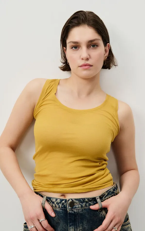 American Vintage Tops and Tanktops Women Tank Top Massachusetts Curry Vintage