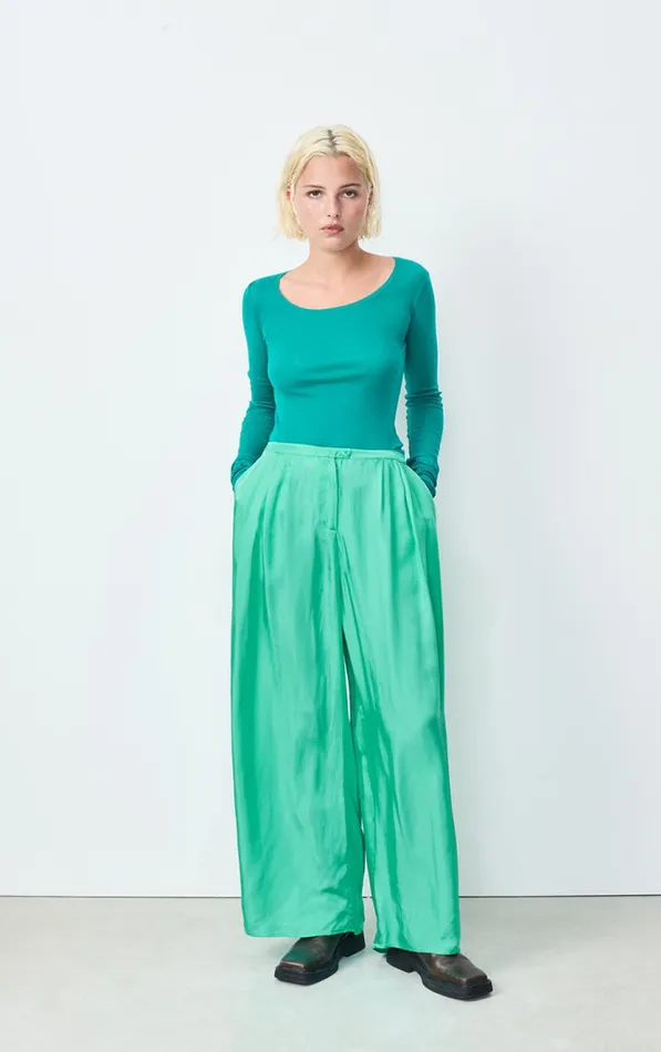 American Vintage Trousers Women Trousers Luabird Lagoon